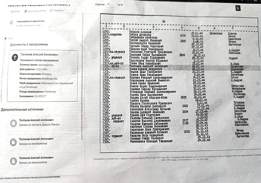 Список похороненных с Токтоновым А.А..jpg Список похороненных с Токтоновым А.А..jpg
